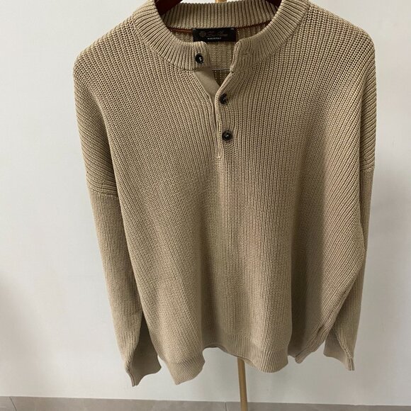 Loro Piana Tan Crewneck Sweater - Picture 9 of 10